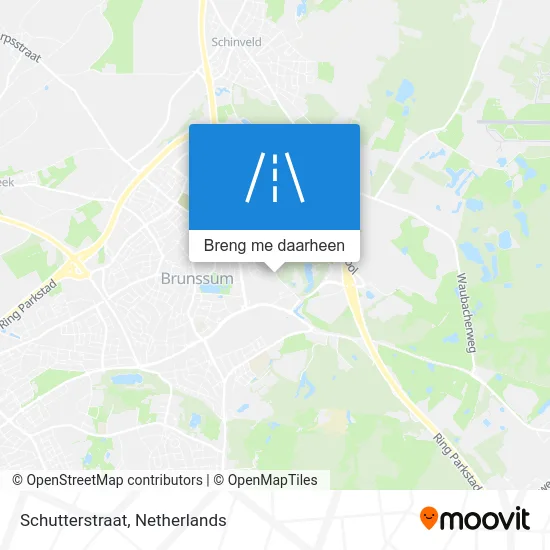 Schutterstraat kaart