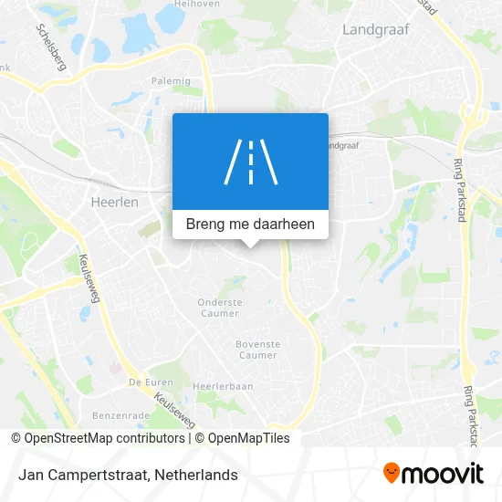 Jan Campertstraat kaart
