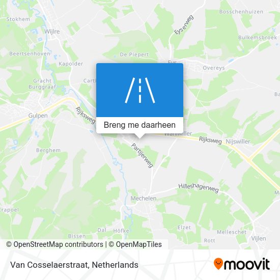 Van Cosselaerstraat kaart