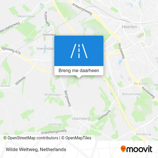 Wilde Weitweg kaart