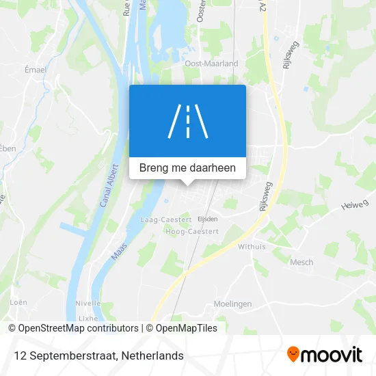 12 Septemberstraat kaart