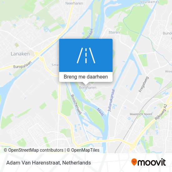 Adam Van Harenstraat kaart