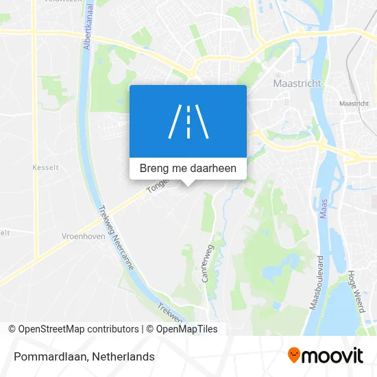 Pommardlaan kaart