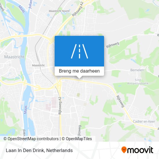 Laan In Den Drink kaart