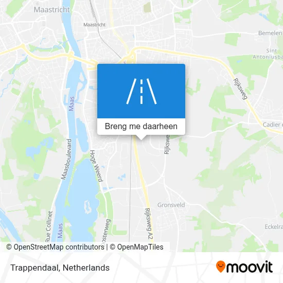 Trappendaal kaart