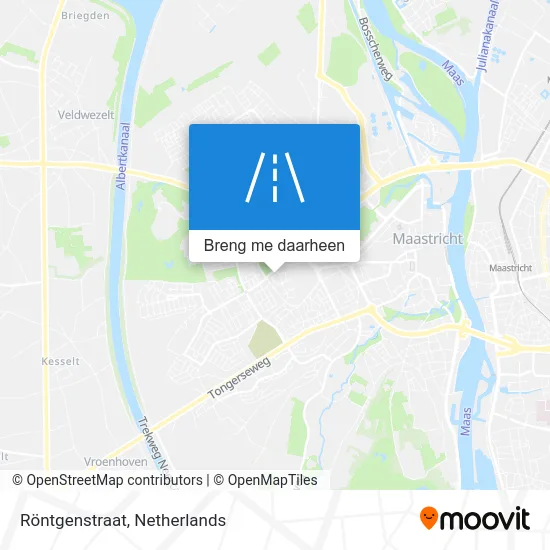 Röntgenstraat kaart