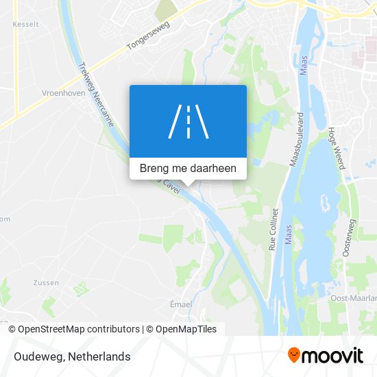 Oudeweg kaart