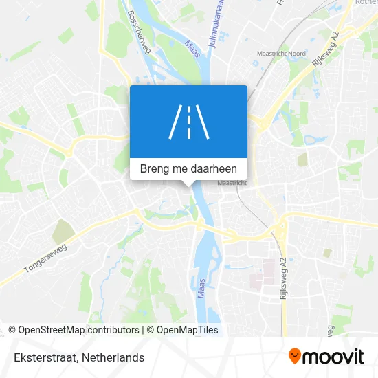 Eksterstraat kaart