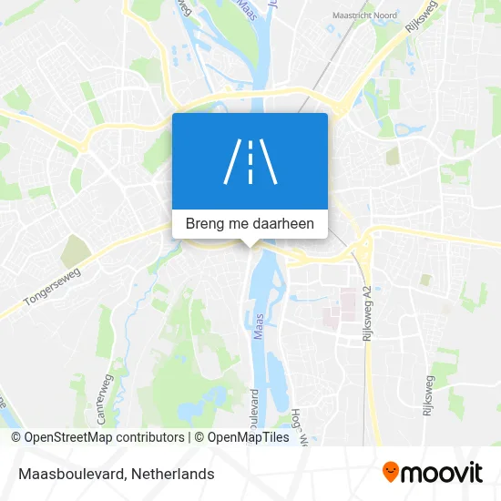 Maasboulevard kaart