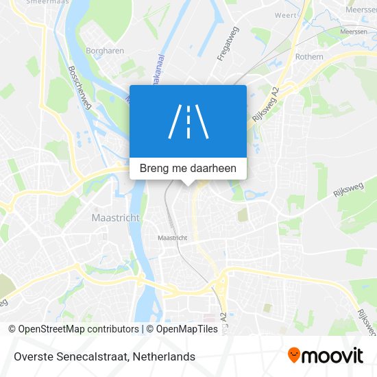 Overste Senecalstraat kaart