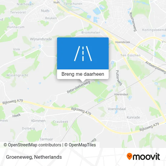 Groeneweg kaart