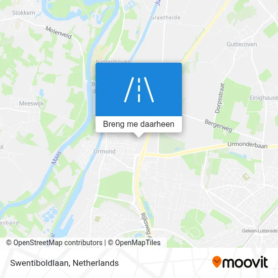 Swentiboldlaan kaart