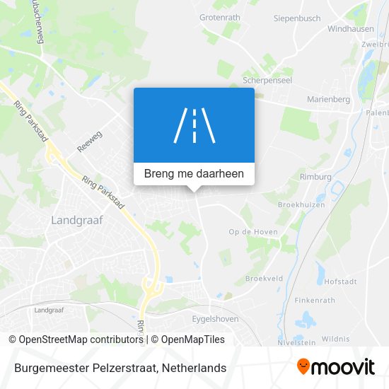 Burgemeester Pelzerstraat kaart
