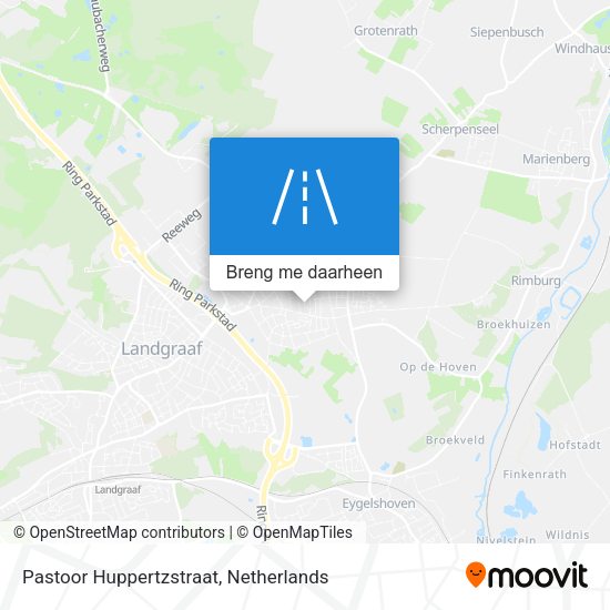 Pastoor Huppertzstraat kaart