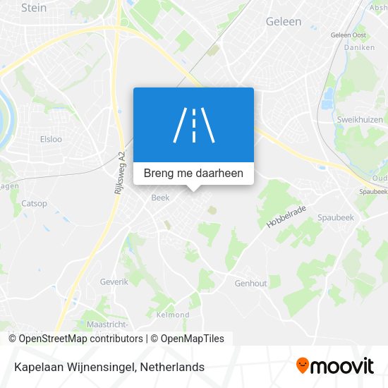 Kapelaan Wijnensingel kaart
