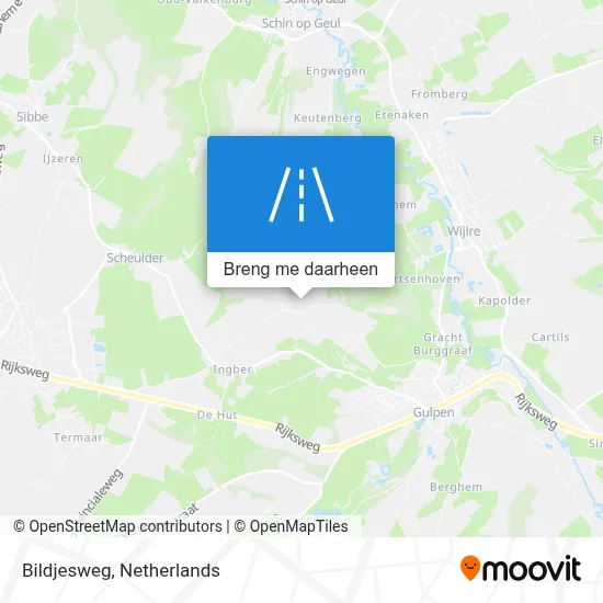 Bildjesweg kaart