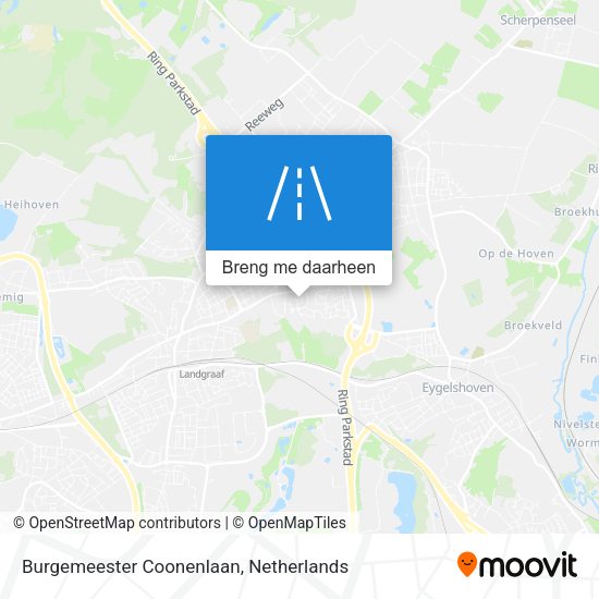 Burgemeester Coonenlaan kaart