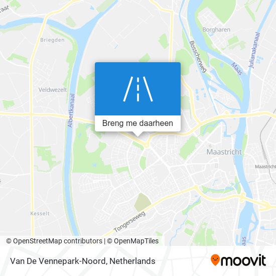 Van De Vennepark-Noord kaart