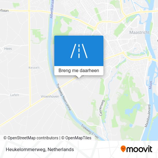 Heukelommerweg kaart