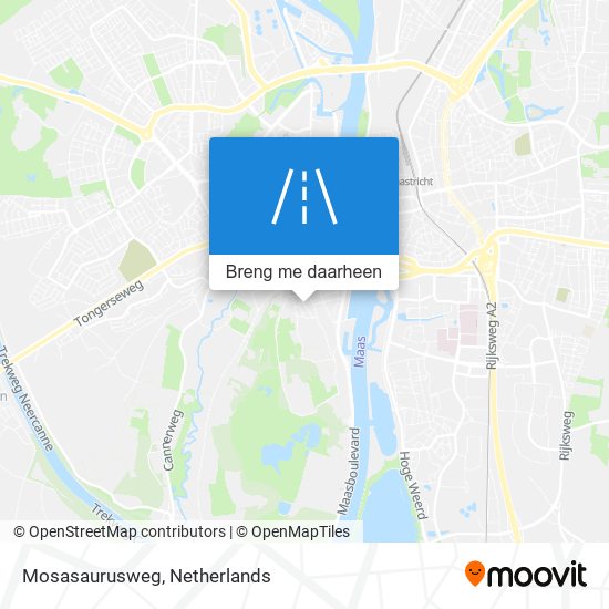 Mosasaurusweg kaart