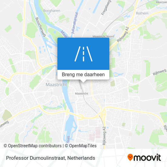 Professor Dumoulinstraat kaart
