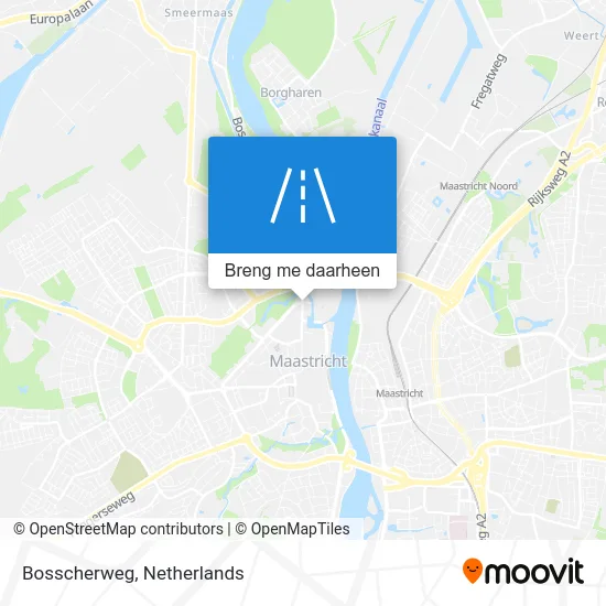Bosscherweg kaart