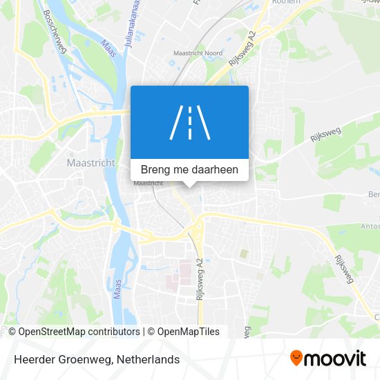 Heerder Groenweg kaart