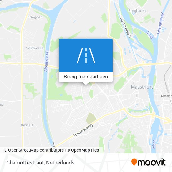 Chamottestraat kaart