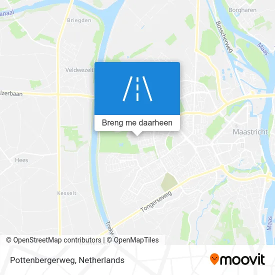 Pottenbergerweg kaart