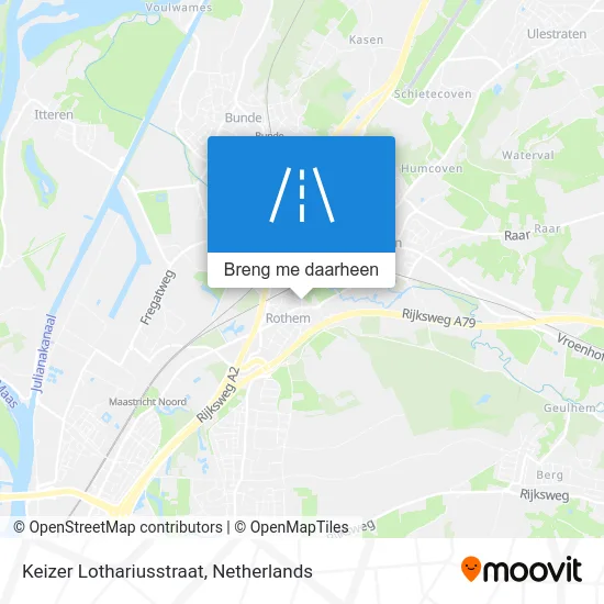 Keizer Lothariusstraat kaart