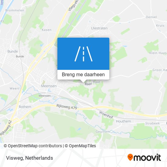 Visweg kaart