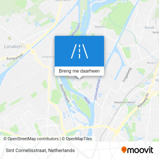 Sint Cornelisstraat kaart