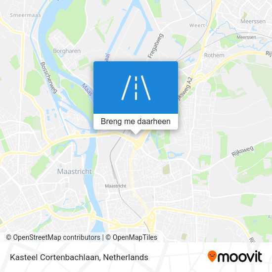 Kasteel Cortenbachlaan kaart
