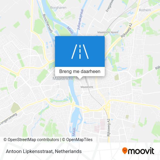 Antoon Lipkensstraat kaart