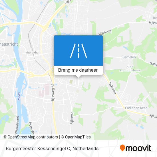 Burgemeester Kessensingel C kaart
