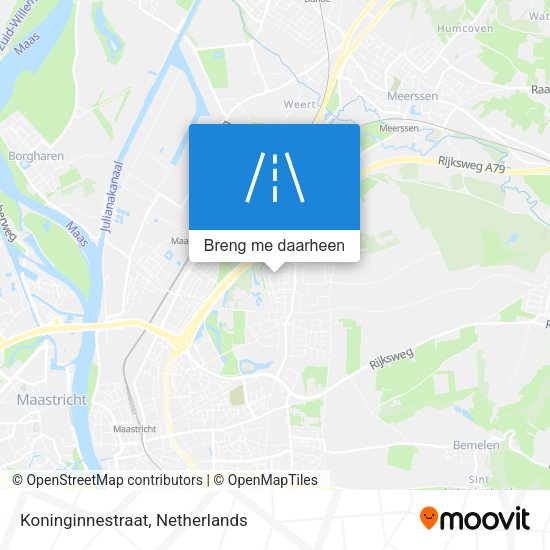 Koninginnestraat kaart