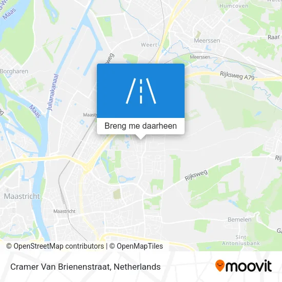 Cramer Van Brienenstraat kaart