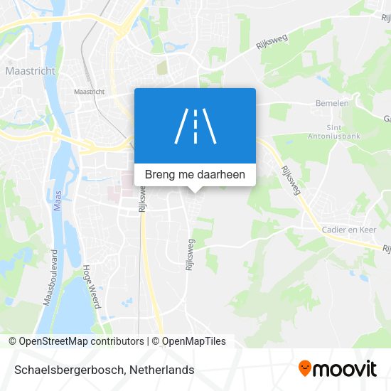 Schaelsbergerbosch kaart