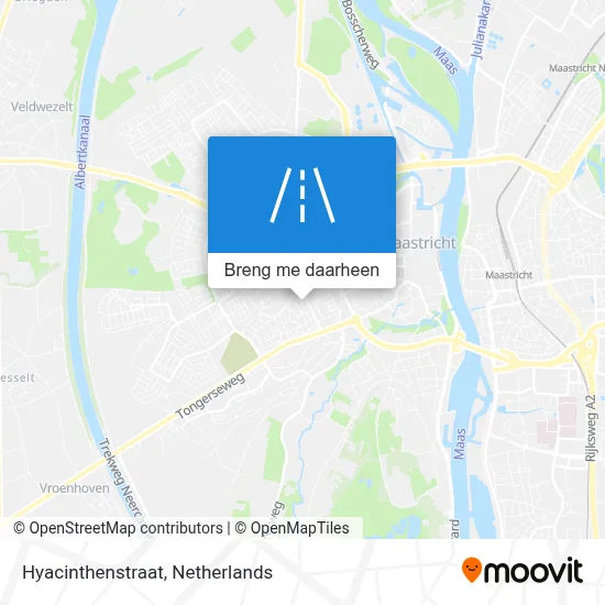 Hyacinthenstraat kaart