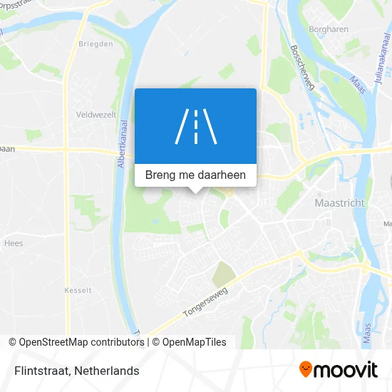 Flintstraat kaart