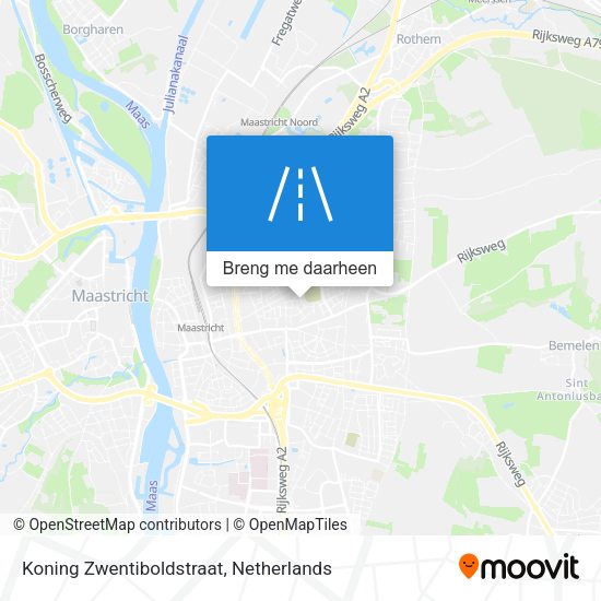 Koning Zwentiboldstraat kaart