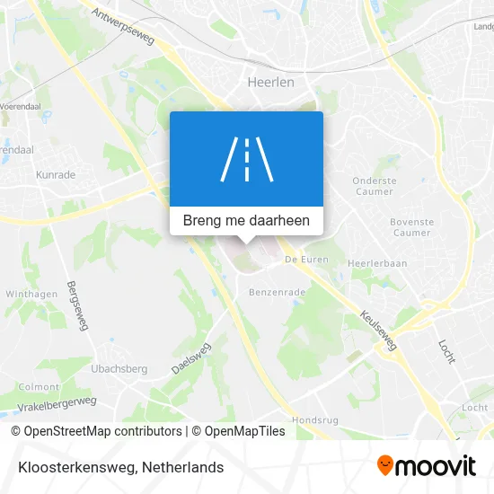 Kloosterkensweg kaart