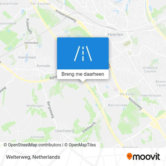 Welterweg kaart