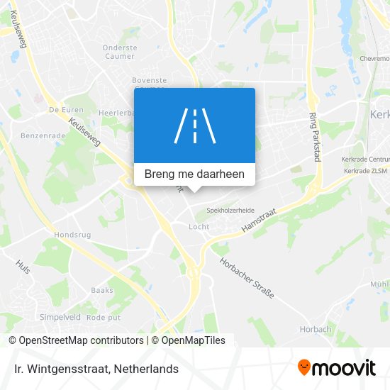 Ir. Wintgensstraat kaart