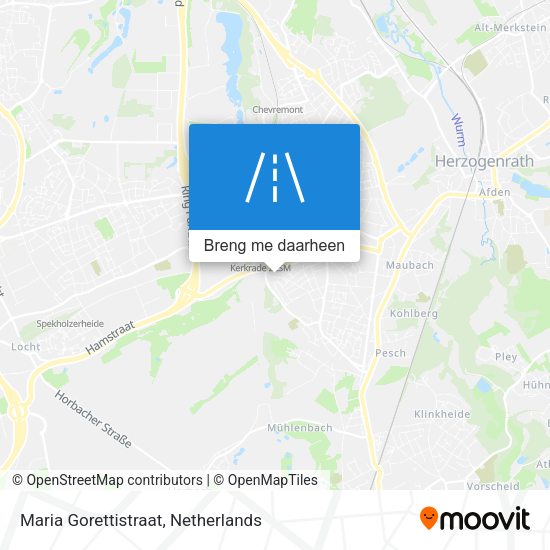 Maria Gorettistraat kaart