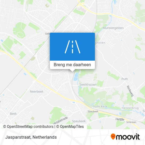 Jasparstraat kaart