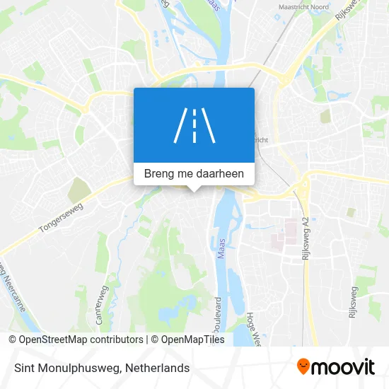 Sint Monulphusweg kaart