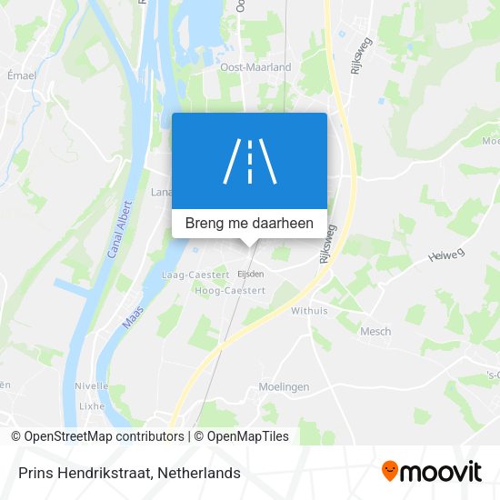 Prins Hendrikstraat kaart