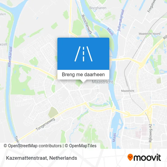 Kazemattenstraat kaart