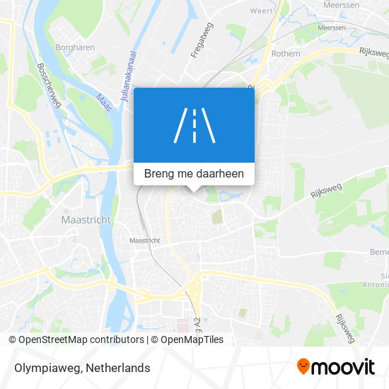 Olympiaweg kaart